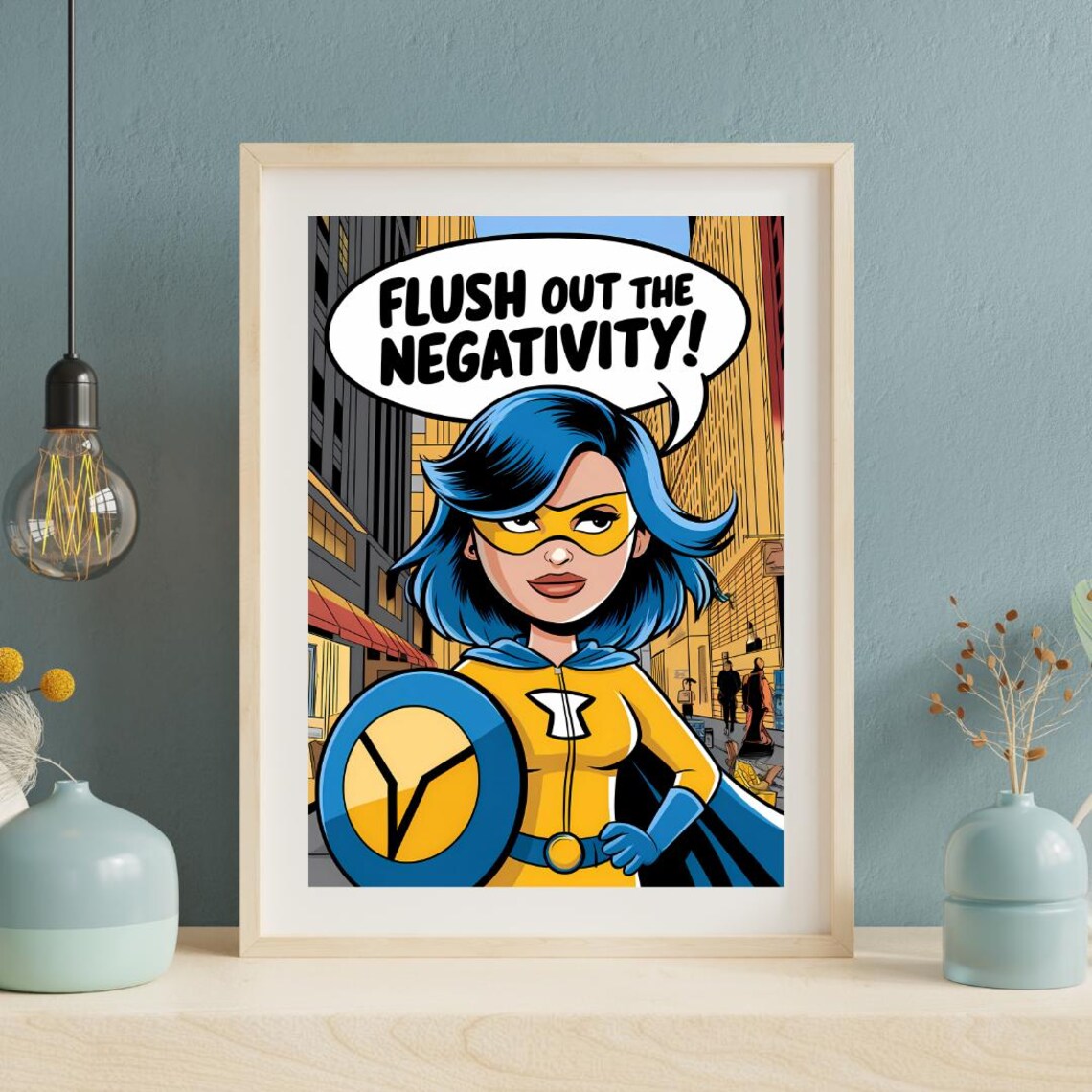 Funny Bathroom Quote, Toilet Humor Wall Art Print - Image 3