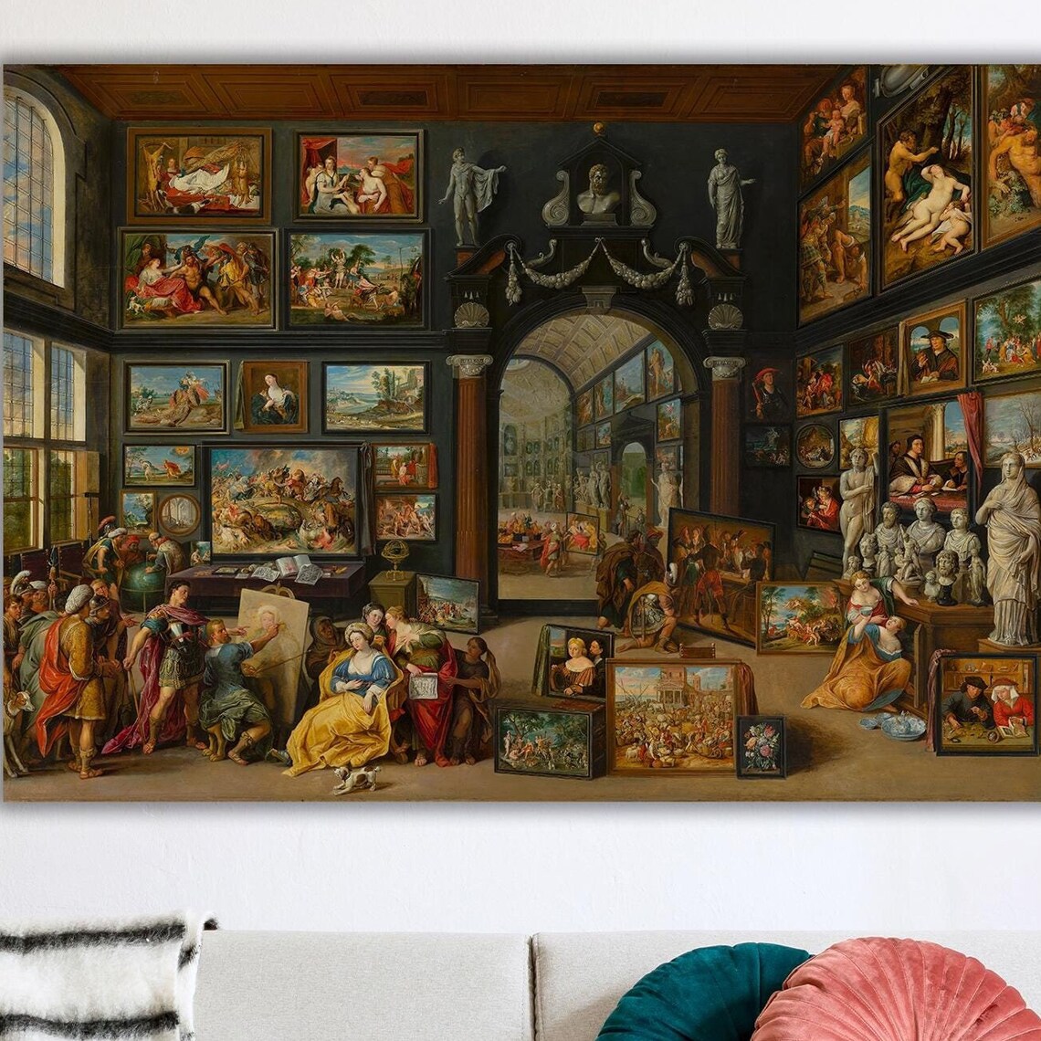 Apelles Painting Campaspe By Willem Van Haecht, Poster