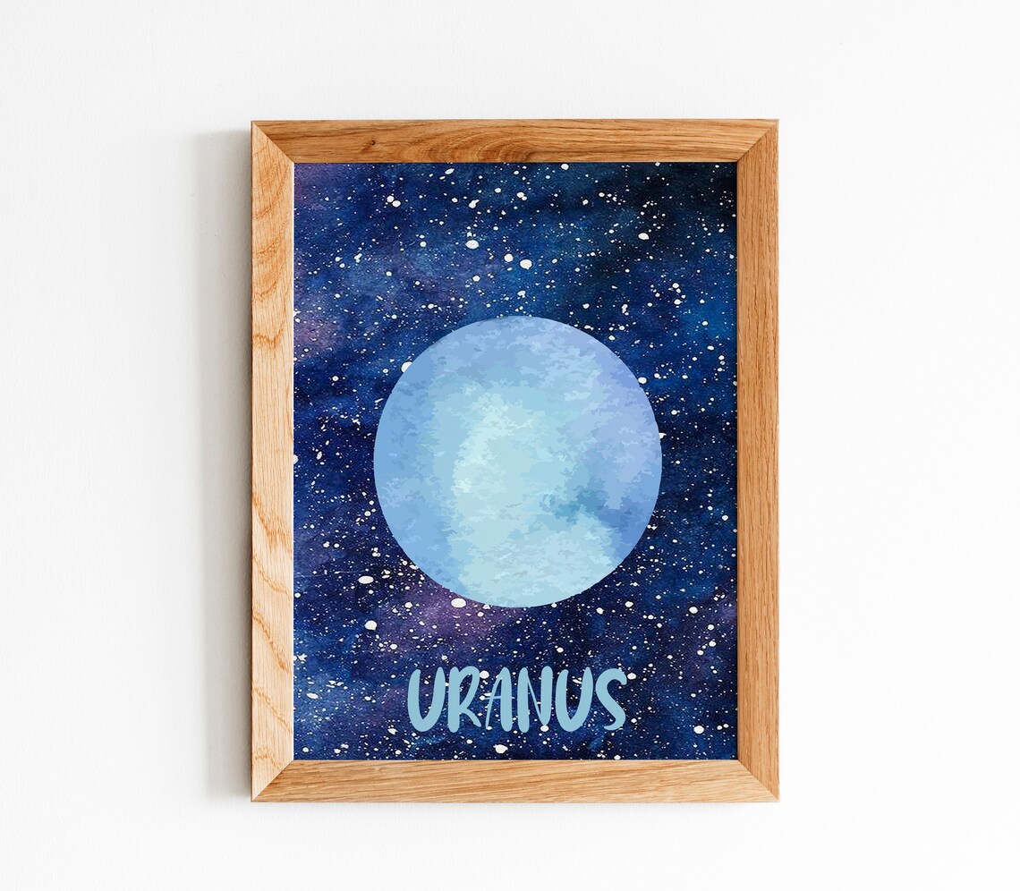 Solar System Wall Art, Nursery Decor Poster - Image 3