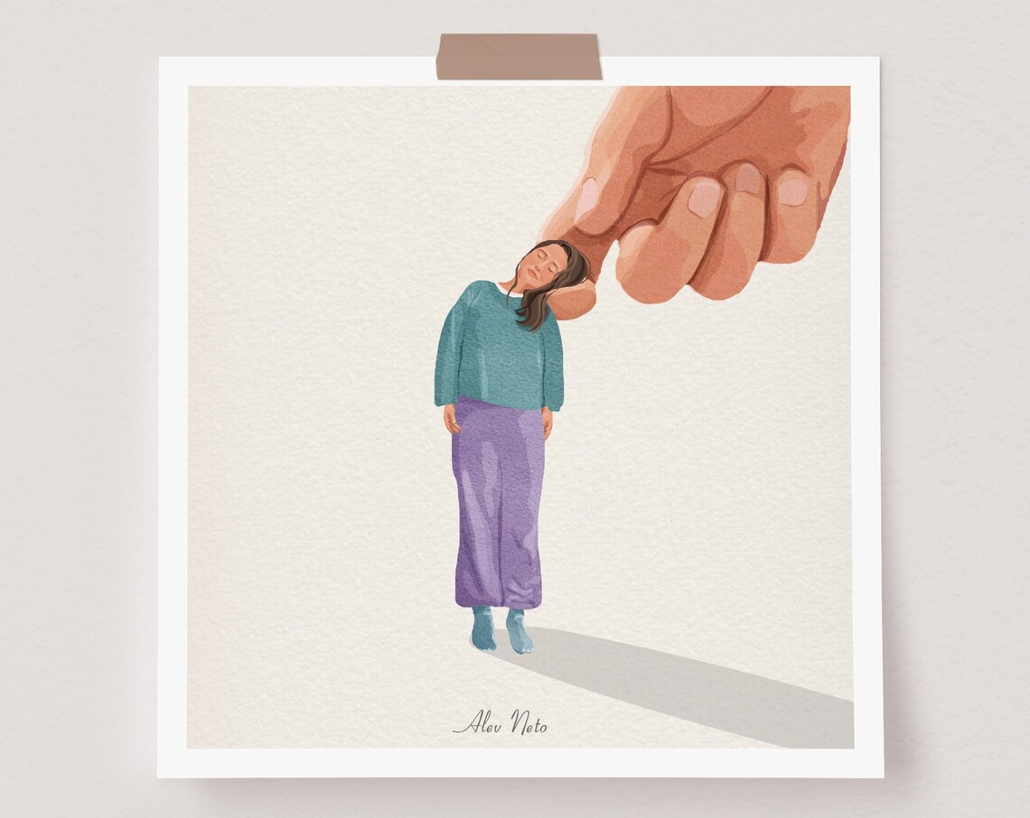 Can I Lean On You Typography Art Print