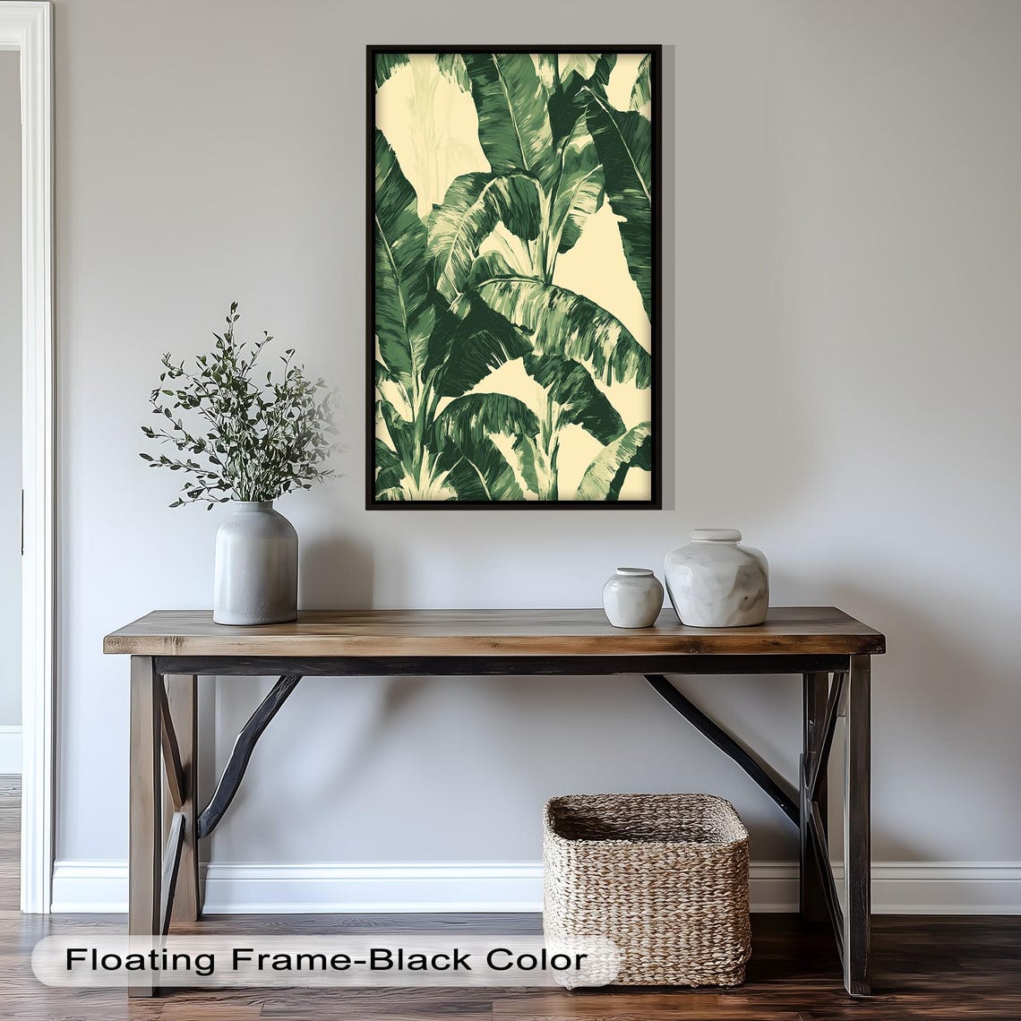 Tropical Banana Leaf Botanical Decor, Modern Jungle Vibe - Image 3