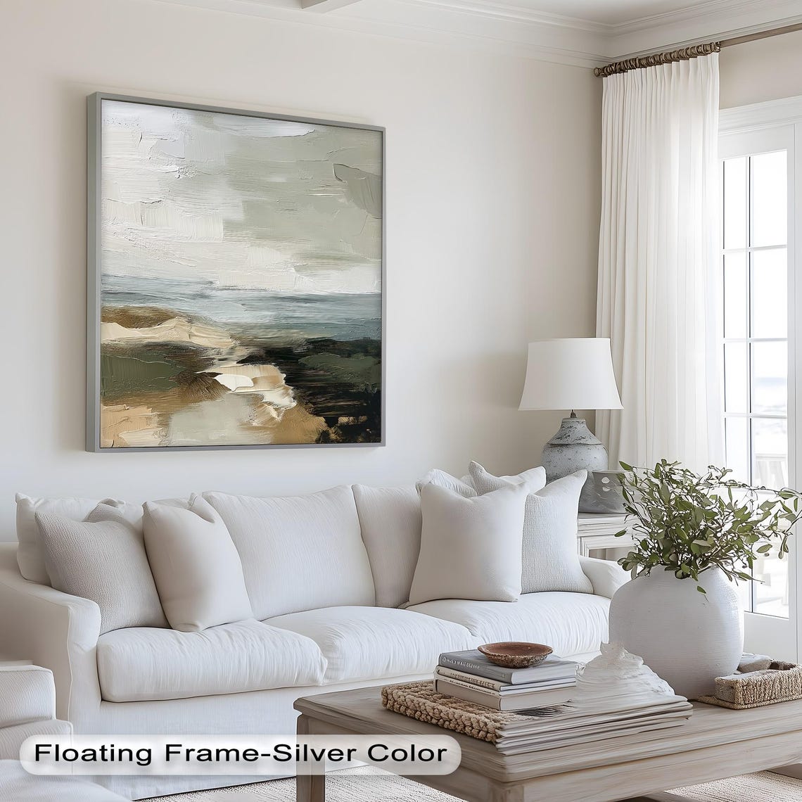 Abstract Nature Landscape, Modern Minimalist Decor - Image 2