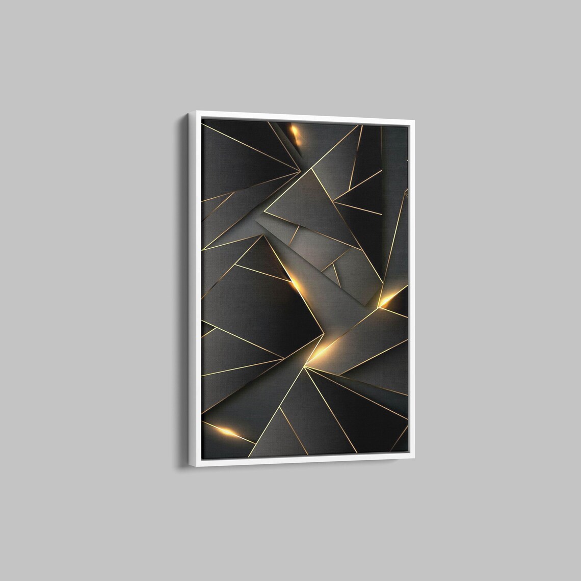 Natural Luxury Black And Gold Abstract Painting Wall Art Large Wall Abstract Painting - Image 3