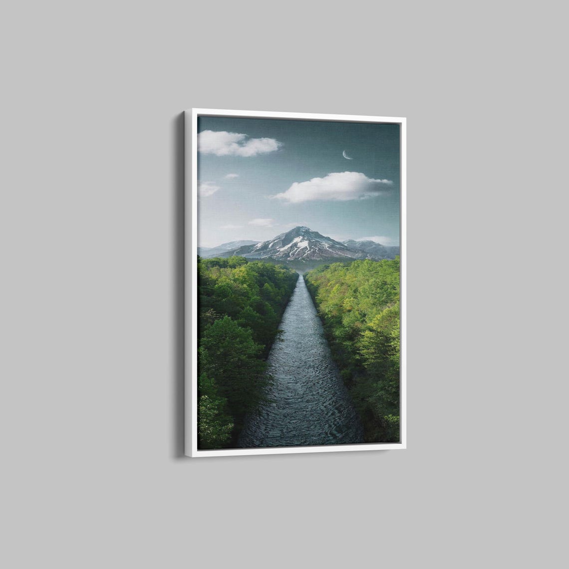 Mountain Oil Painting On Original Trees Wall Art Modern Living Room Wall Art Large Texture Wall Art Custom Oil Painting Office Decor - Image 3