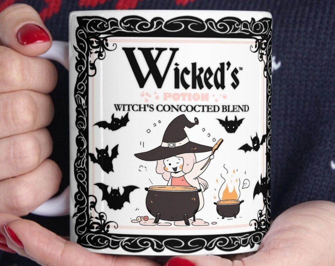 Cute Witch Bats Halloween Art Print