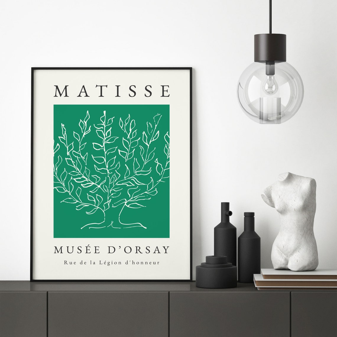 Henri Matisse Tree Print Wall Art Green Wall Art Tree Wall Art Print Matisse Print Tree Wall Art Green Print - Image 4