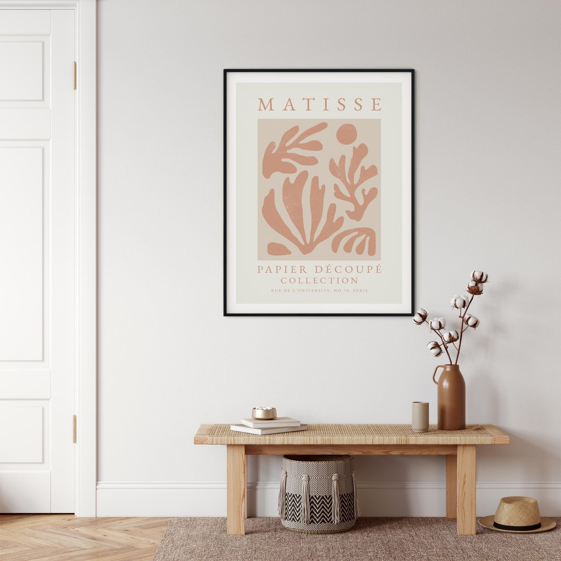 Matisse Print Neutral Print Boho Wall Art Henri Matisse Boho Henri Matisse Print Neutral Matisse Print Abstract - Image 4