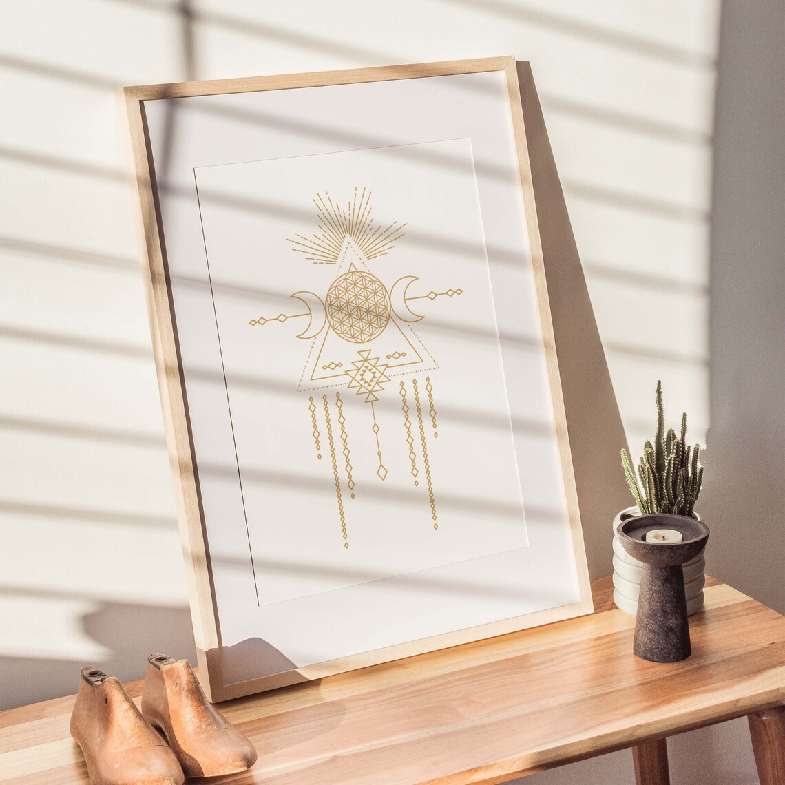 Mandala Minimalist Art Print, Modern Art - Image 2