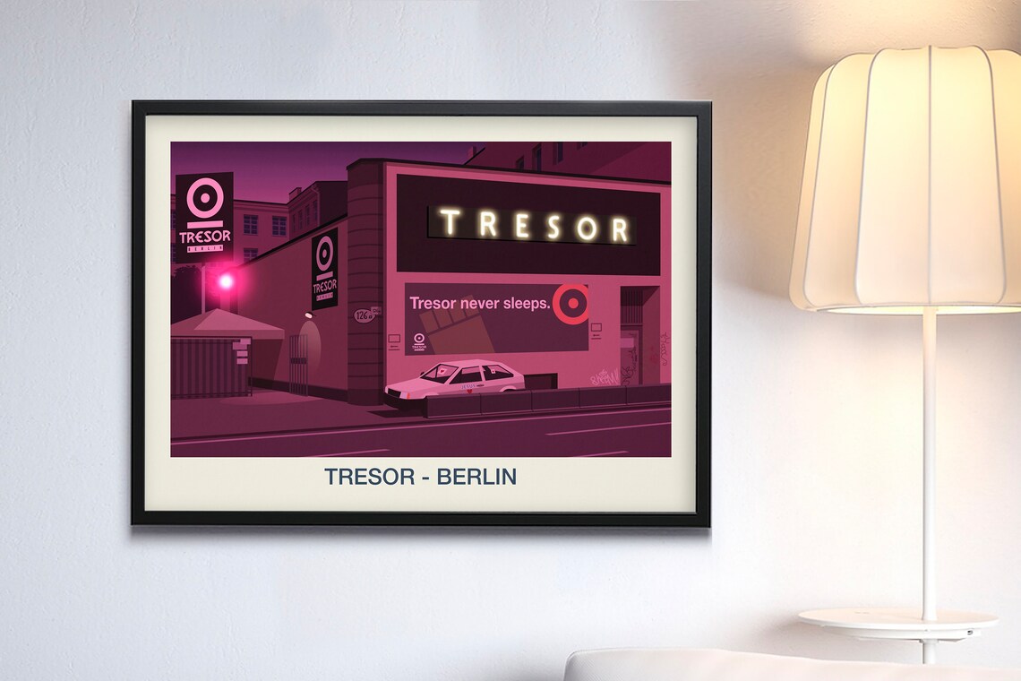 Tresor Berlin Nightclub Travel Poster, Berlin - Image 3