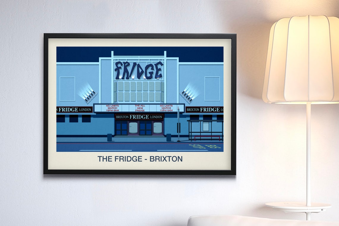 The Fridge Brixton Nightclub Poster Marquee No Limits Venue Art - Image 3