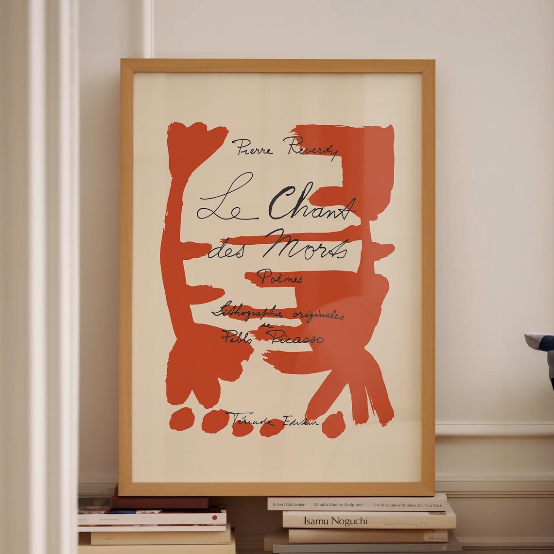 Pablo Picasso Le Chant des Morts Poetry Lithograph Exhibition Poster