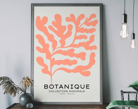London Flower Market Art Print, Retro Floral Botanique