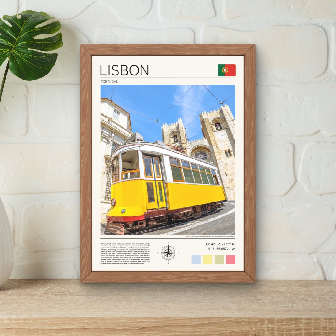 Lisbon Print Lisbon Poster Portugal Wall Art Lisbon Wall Art Lisbon Art Print Lisbon Trams Lisbon Portugal Gift Lisbon Photo
