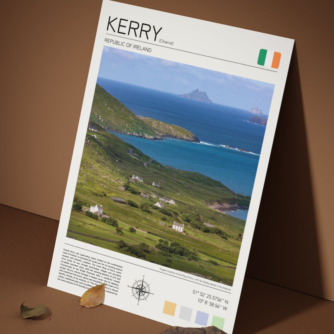 Kerry Ireland Emerald Coast Skellig Islands Ring of Kerry Poster - Image 5