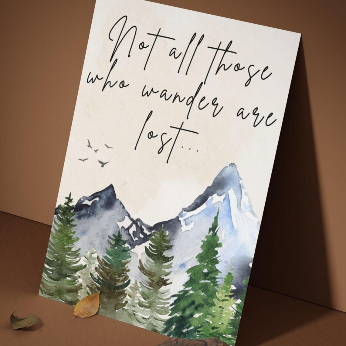 Not All Those Who Wander Are Lost Travel Poster - Image 5