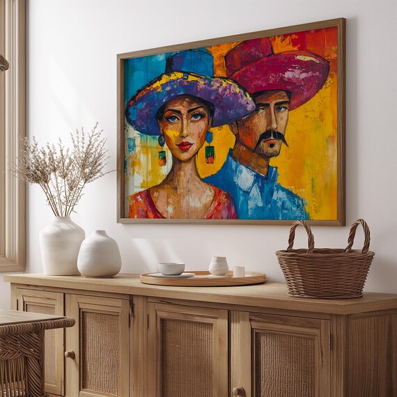 Mexican Art Print, Gift For Her