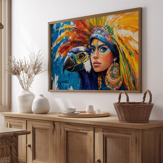 Mexican Art Print, Gift For Her