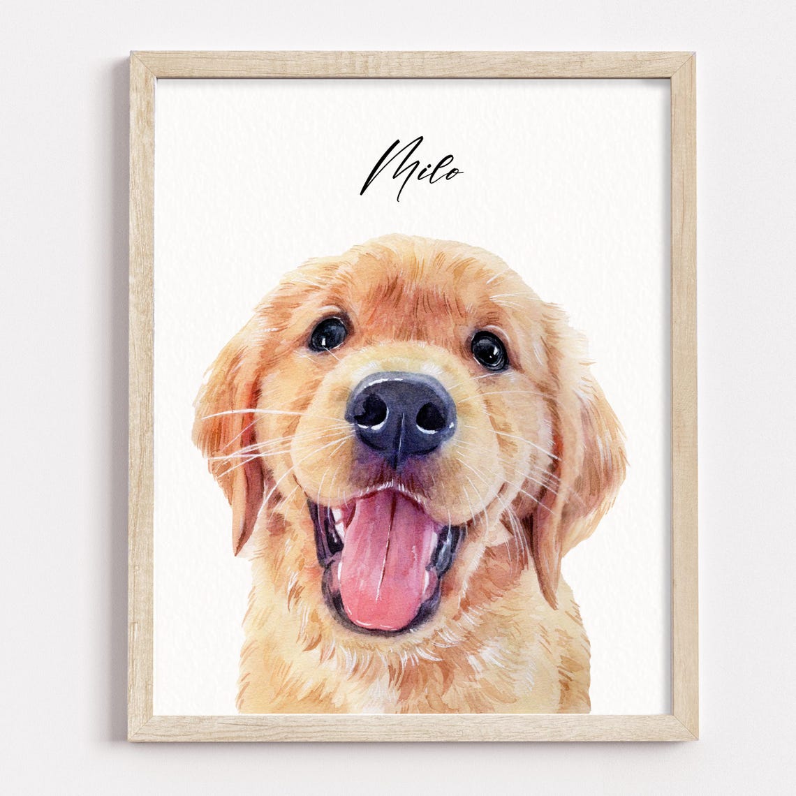 Custom Pet Portrait Watercolor Dog Painting Hand Painted From Photo Original Painting Pet Portrait Pet Memorial Gift Pet Loss - Image 4