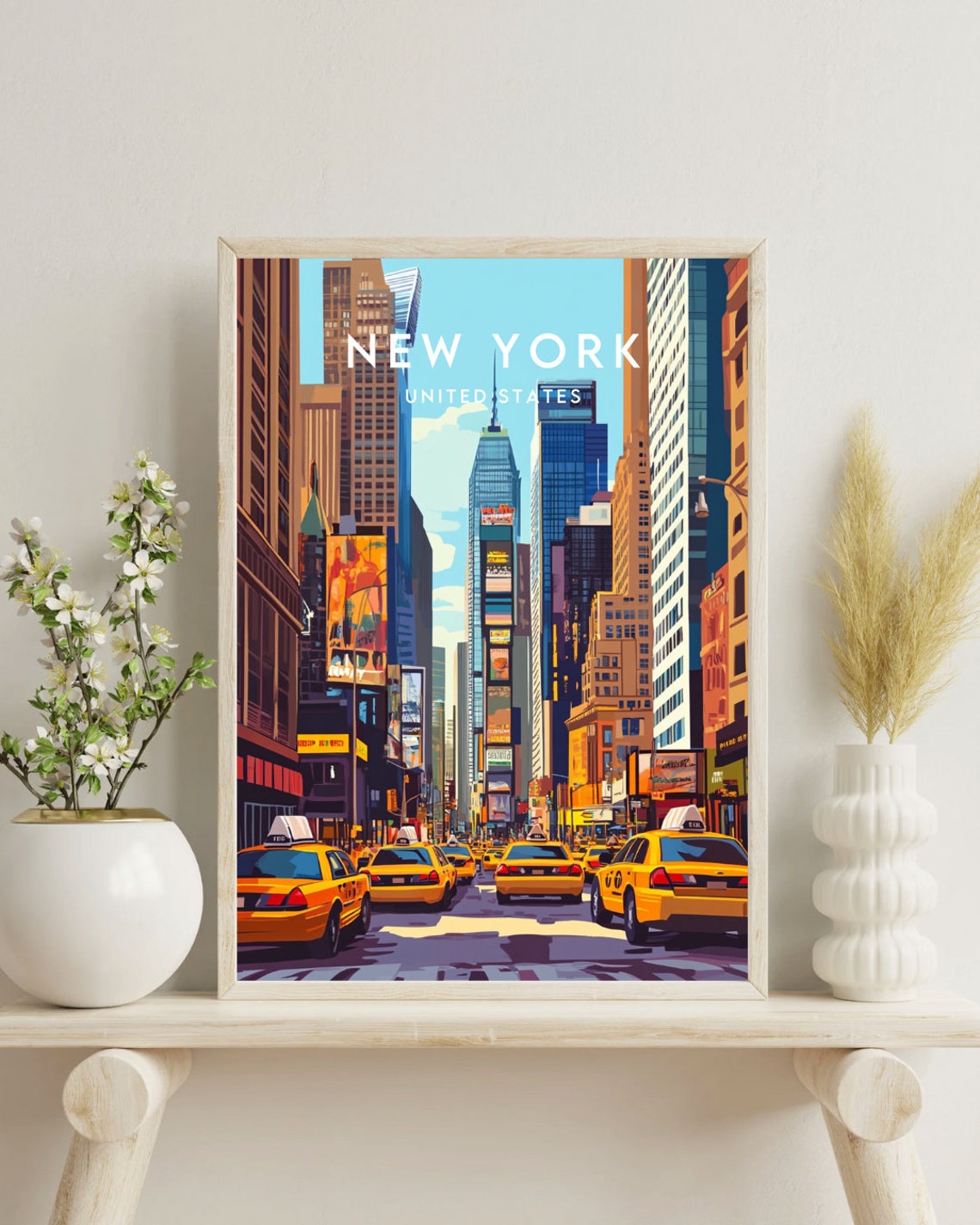 New York Travel Print United States New York Poster America Poster Travel Wall Art America Print Poster America New York Usa - Image 4