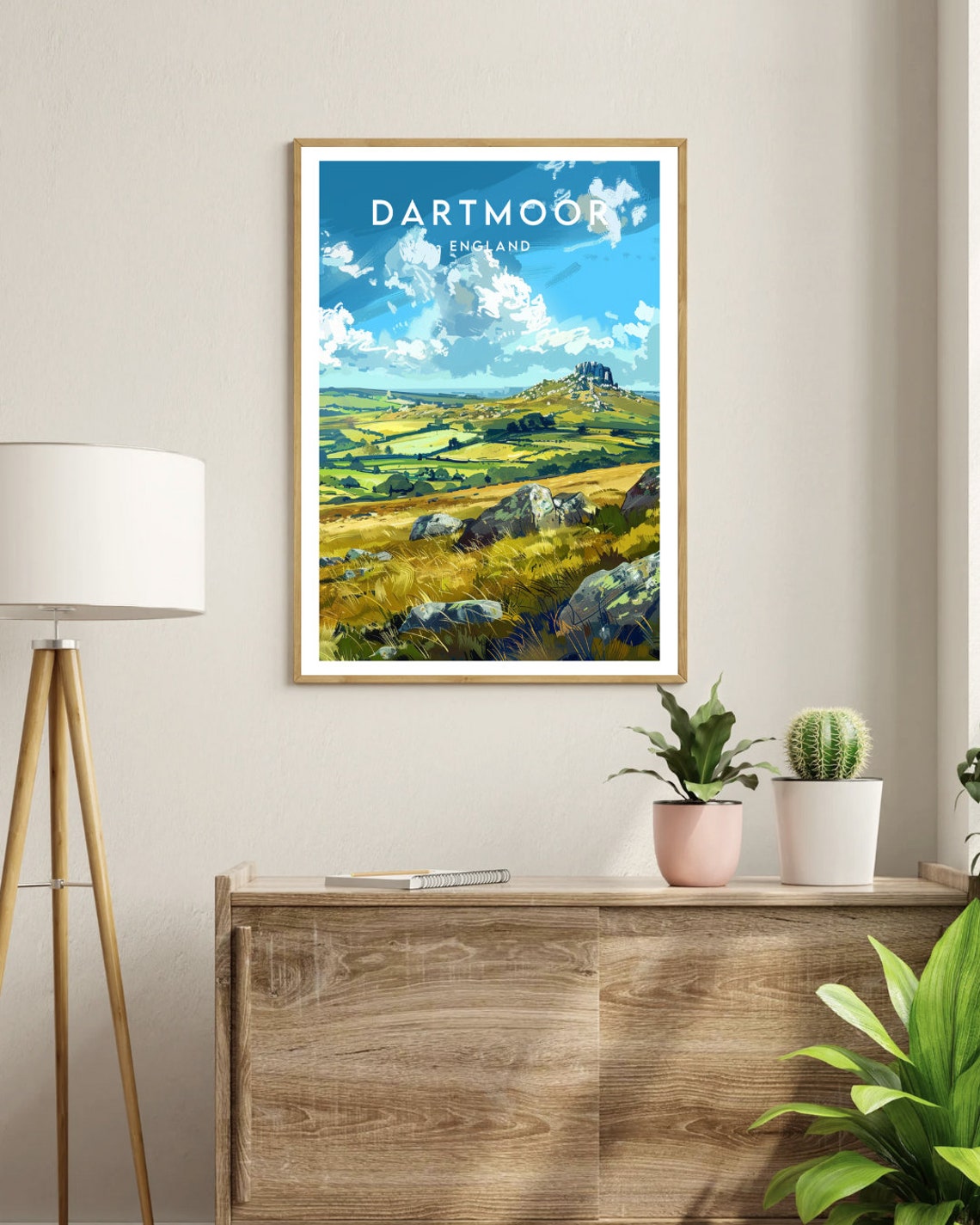 Dartmoor Travel Print England Dartmoor Poster England Poster Travel Wall Art England Print Poster England Europe Dartmoor Uk - Image 3