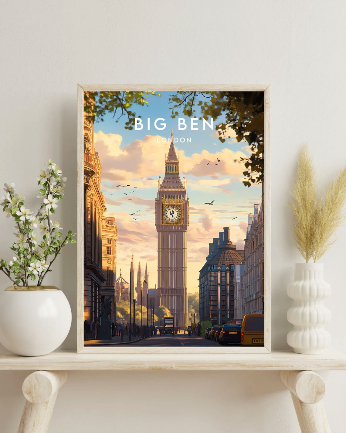 Big Ben Travel Print London Big Ben Poster London Poster Travel Wall Art London Print England Europe London Big Ben Poster Uk Art - Image 4