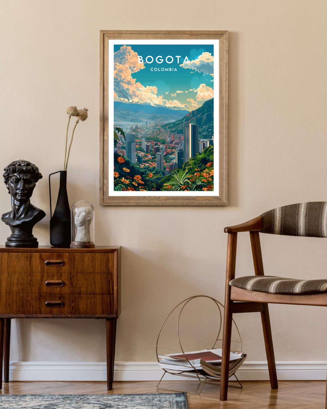 Bogota Travel Poster, Colombia South America - Image 2