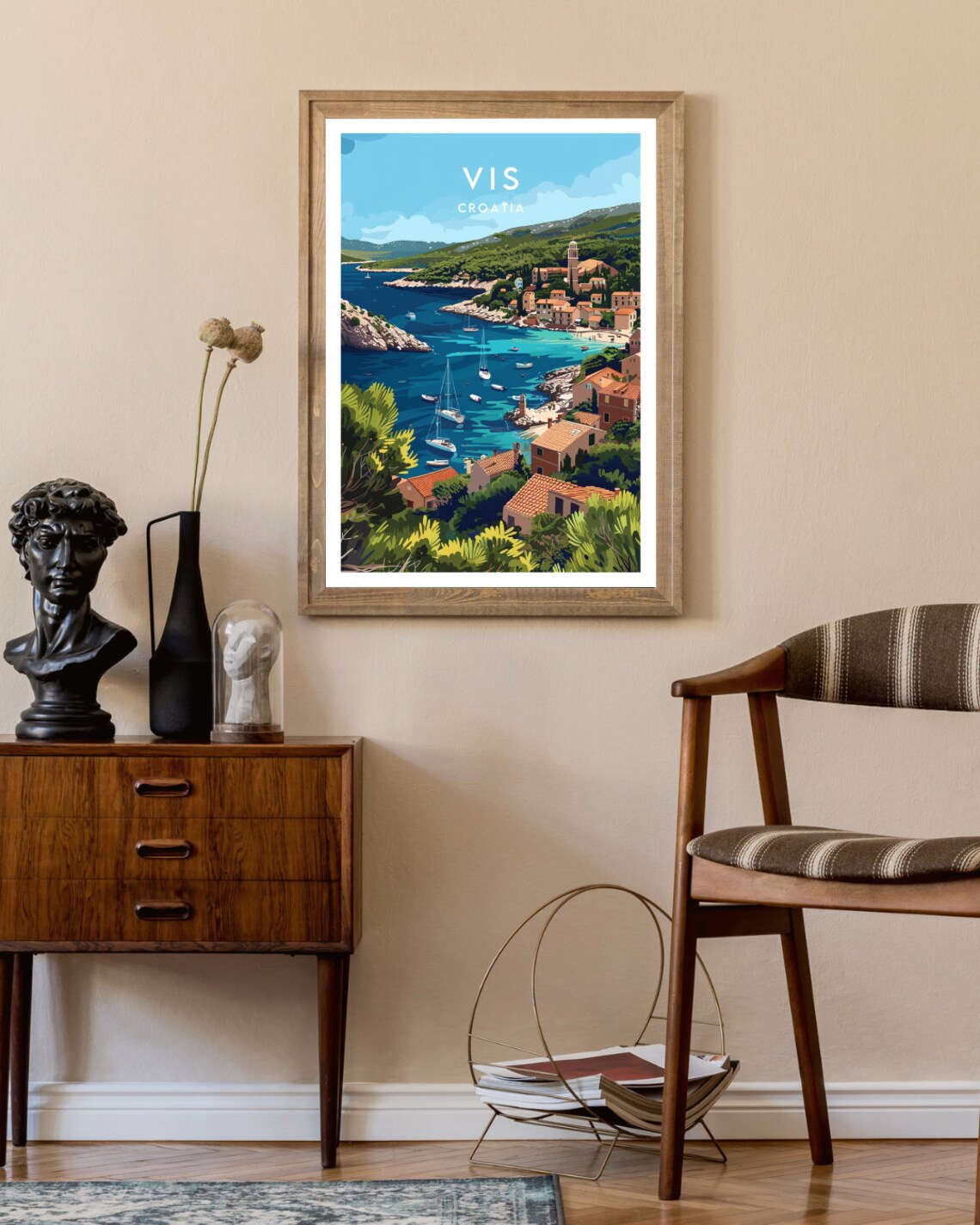 Vis Travel Poster, Croatia Europe Art Print - Image 2
