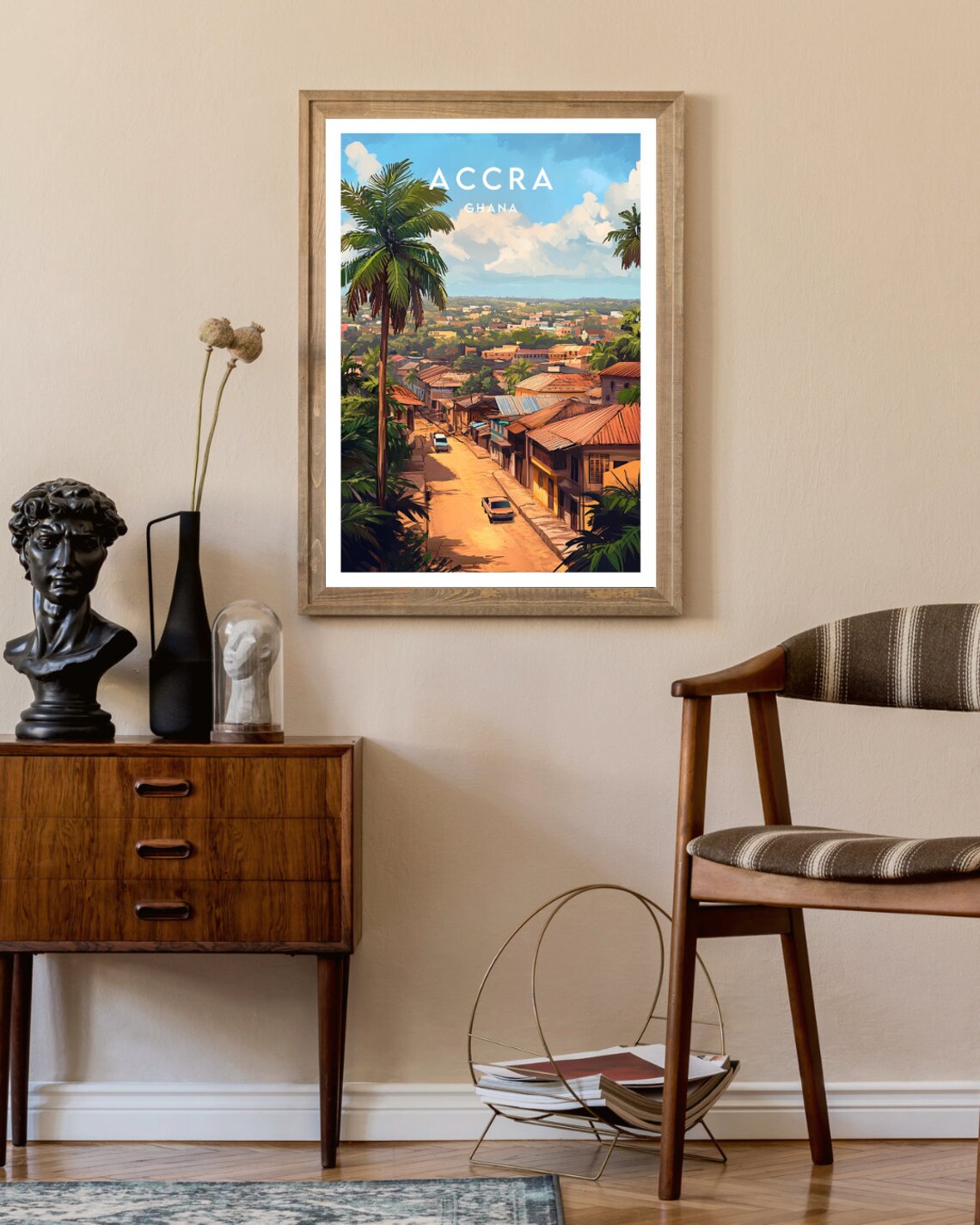 Accra Travel Poster, Ghana Africa Wall Art - Image 2
