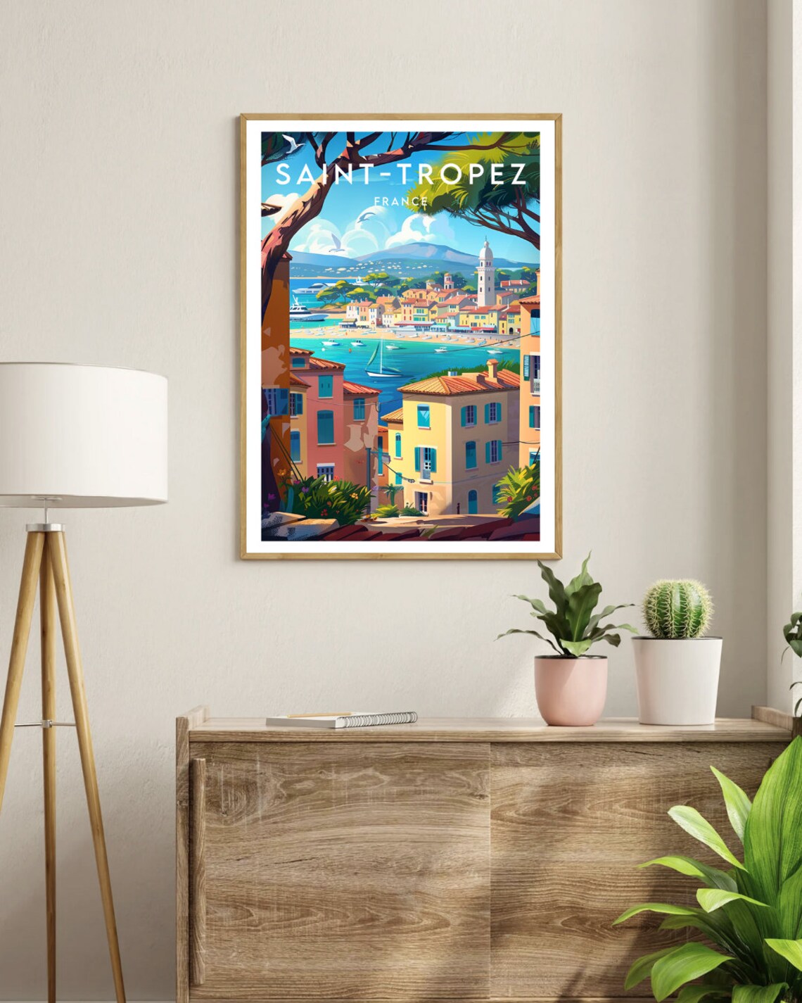 Saint Tropez Travel Poster, France Place Print - Image 3