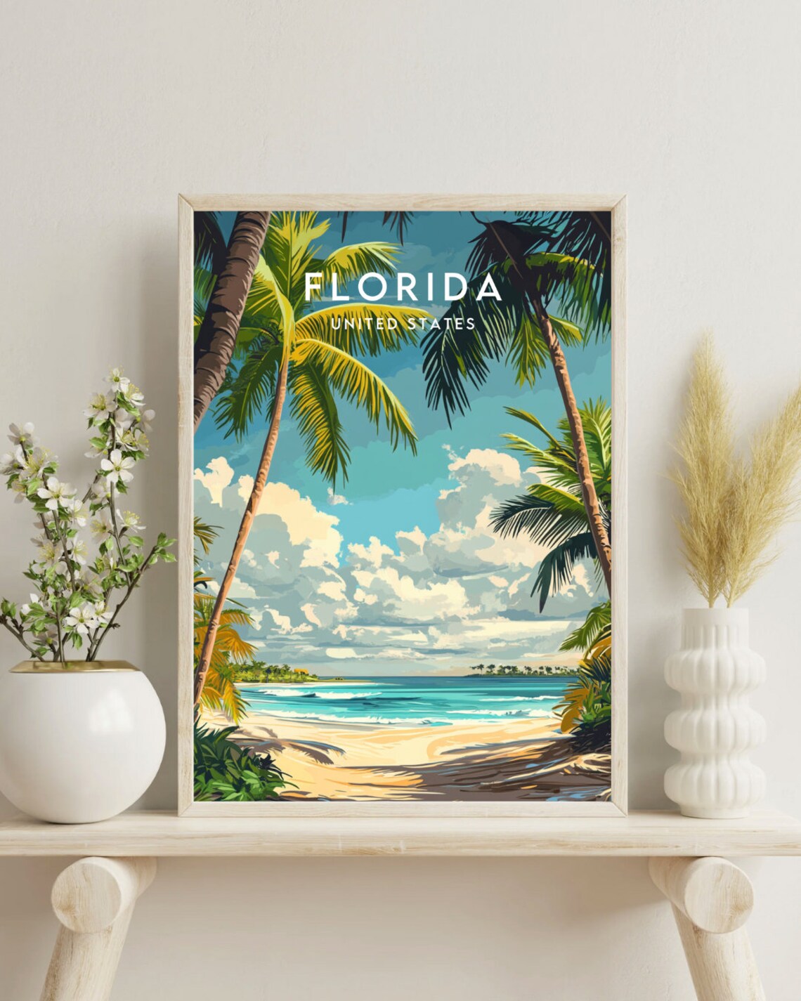 Florida Travel Poster, United States Travel Print - Image 4