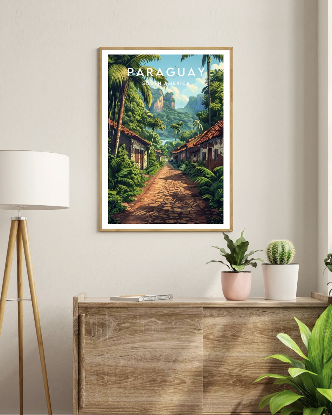 Paraguay Travel Poster, South America Travel Art - Image 3