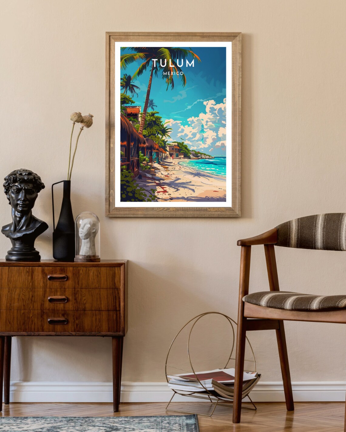 Tulum Mexico Travel Poster, North America Art Print - Image 2