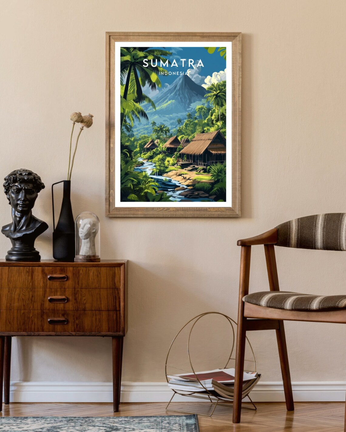 Sumatra Travel Poster, Indonesia Wall Art Print - Image 2
