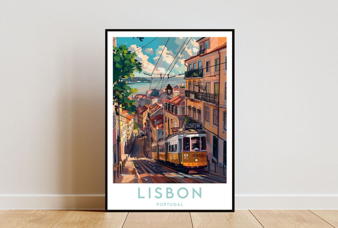 Lisbon Travel Print Portugal Lisbon Poster Portugal Poster Travel Wall Art Portugal Print Poster Portugal Europe Lisbon Portuguese