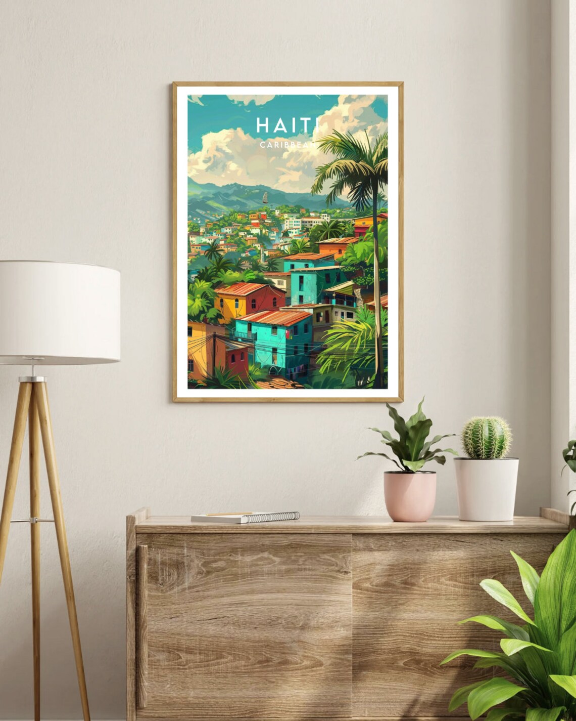Haiti Travel Poster, Caribbean Wall Art Print - Image 3