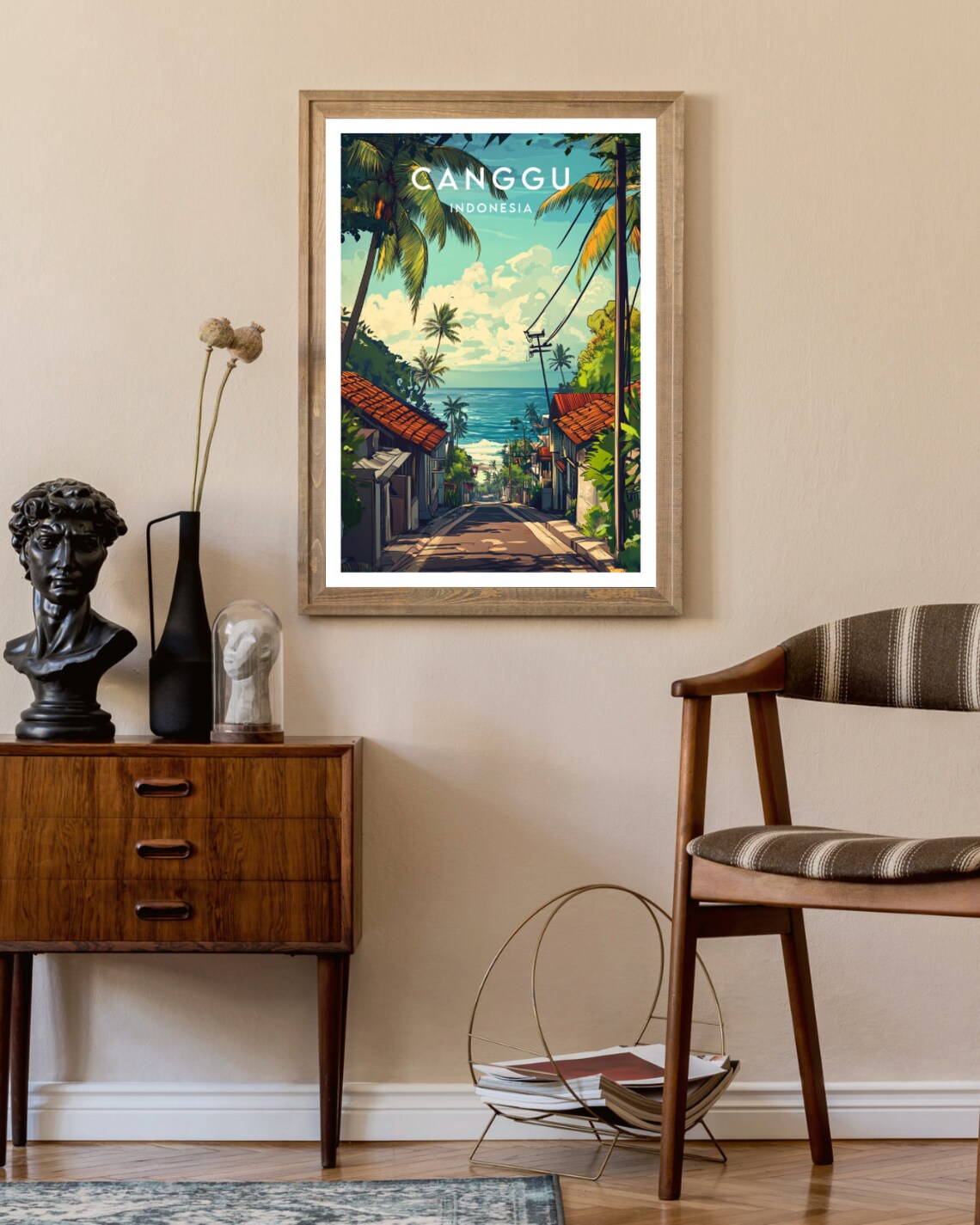 Canggu Travel Poster, Bali Indonesia Place Art - Image 2