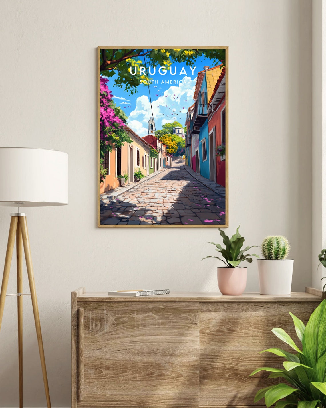 Uruguay Travel Print South America Uruguay Poster South America Poster Travel Wall Art Uruguay Print South America Travel Uruguay - Image 3