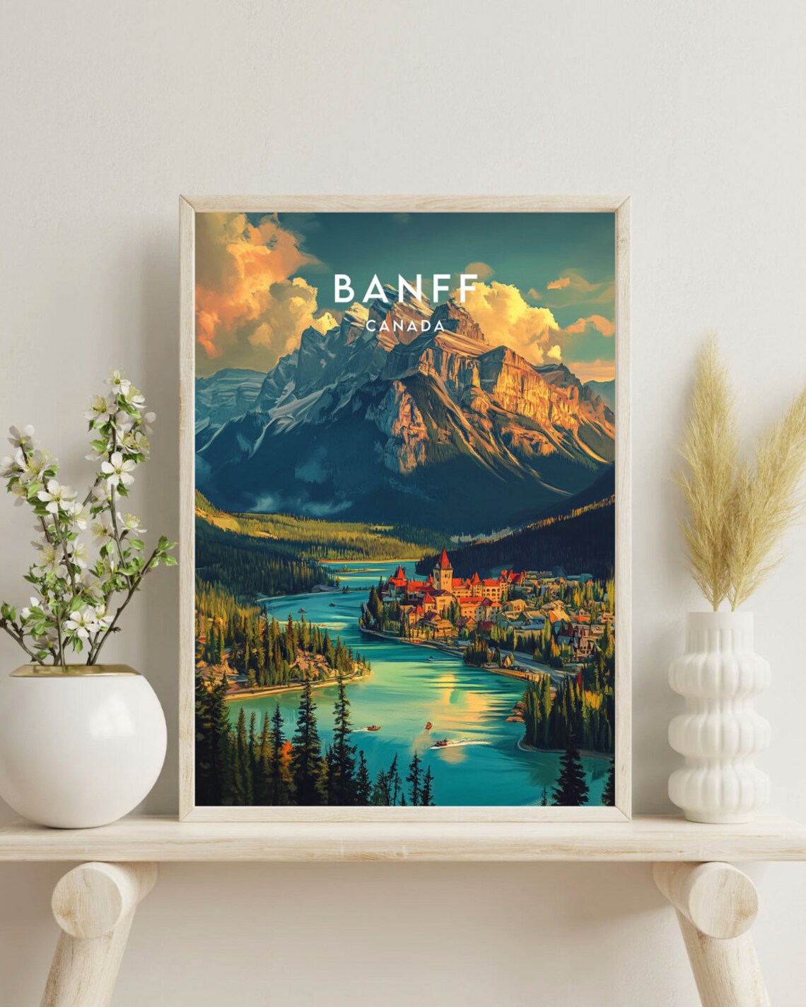 Banff Travel Poster, Canada Travel Wall Art - Image 4