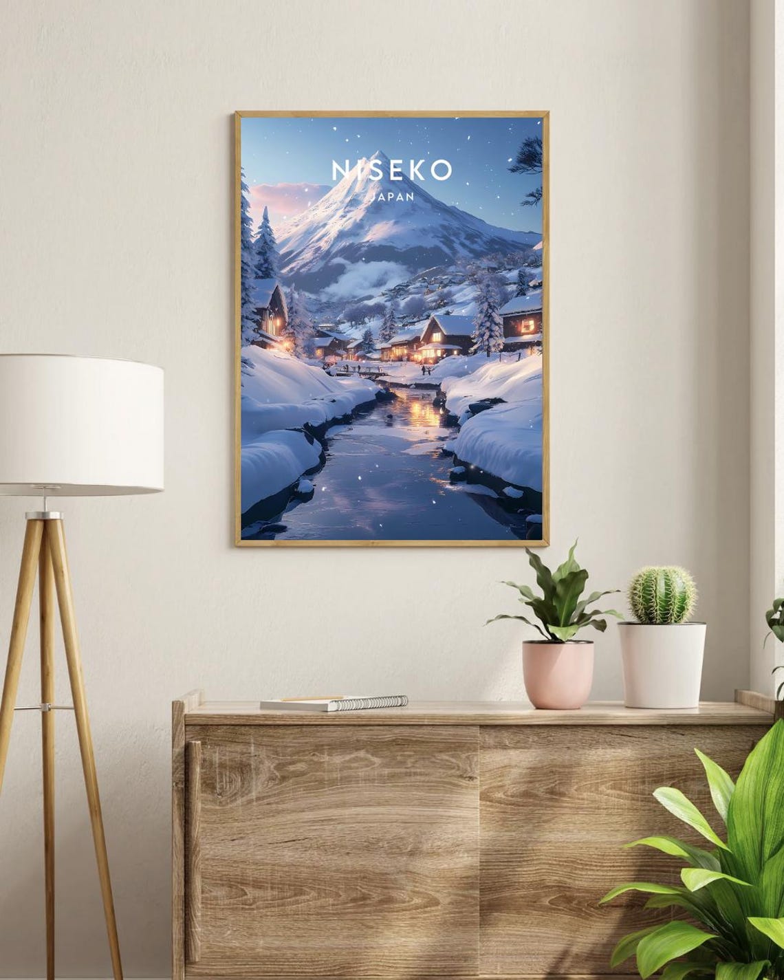 Niseko Travel Print Japan Niseko Poster Japan Poster Travel Wall Art Japan Print Niseko Niseko Print Japanese Print Japan Wall Art - Image 3