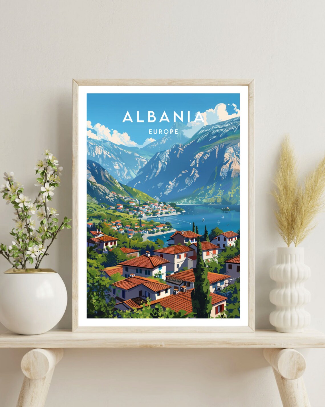 Albania Travel Poster, European Wall Art Print - Image 4