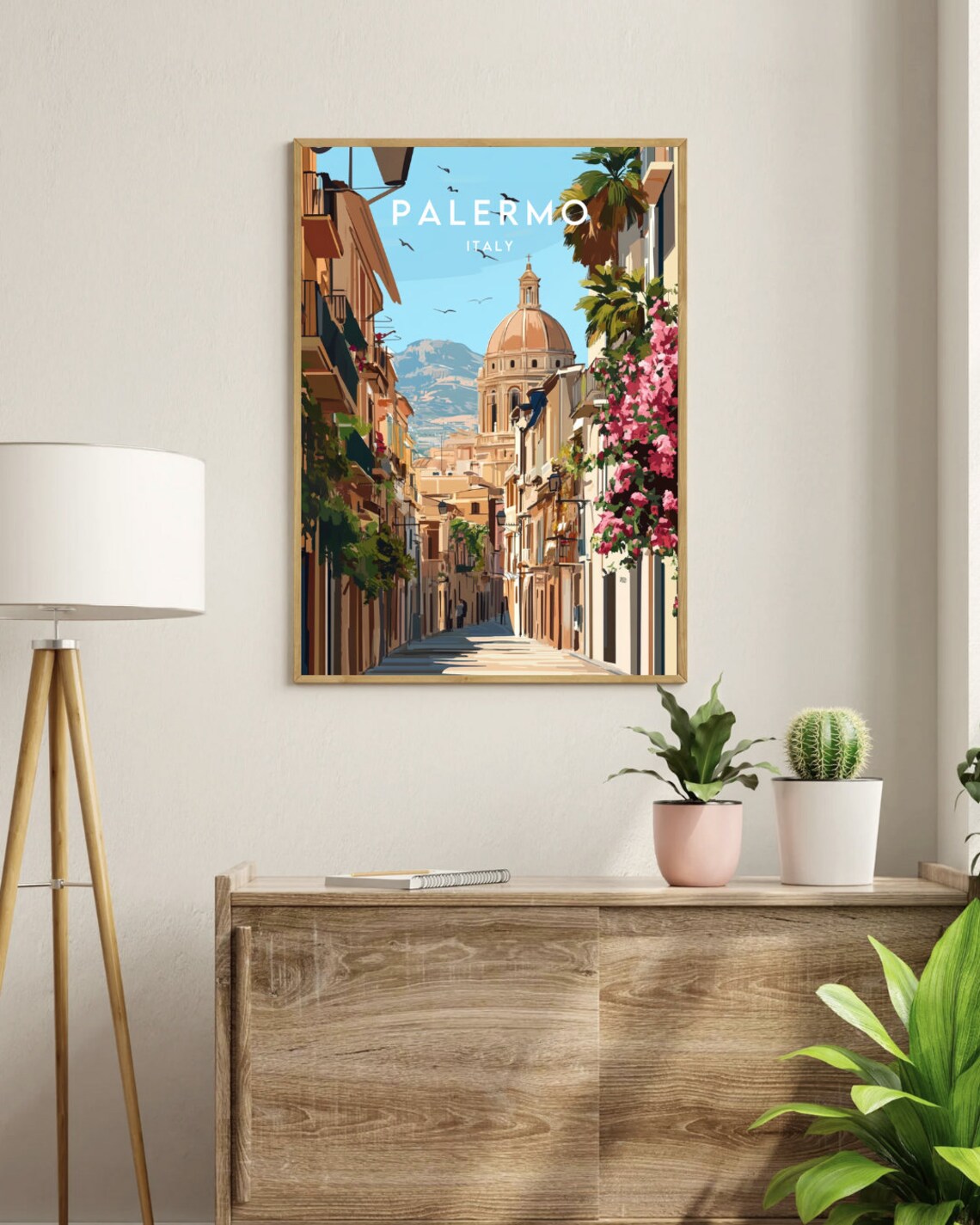 Palermo Travel Poster, Italy Europe Wall Art - Image 3