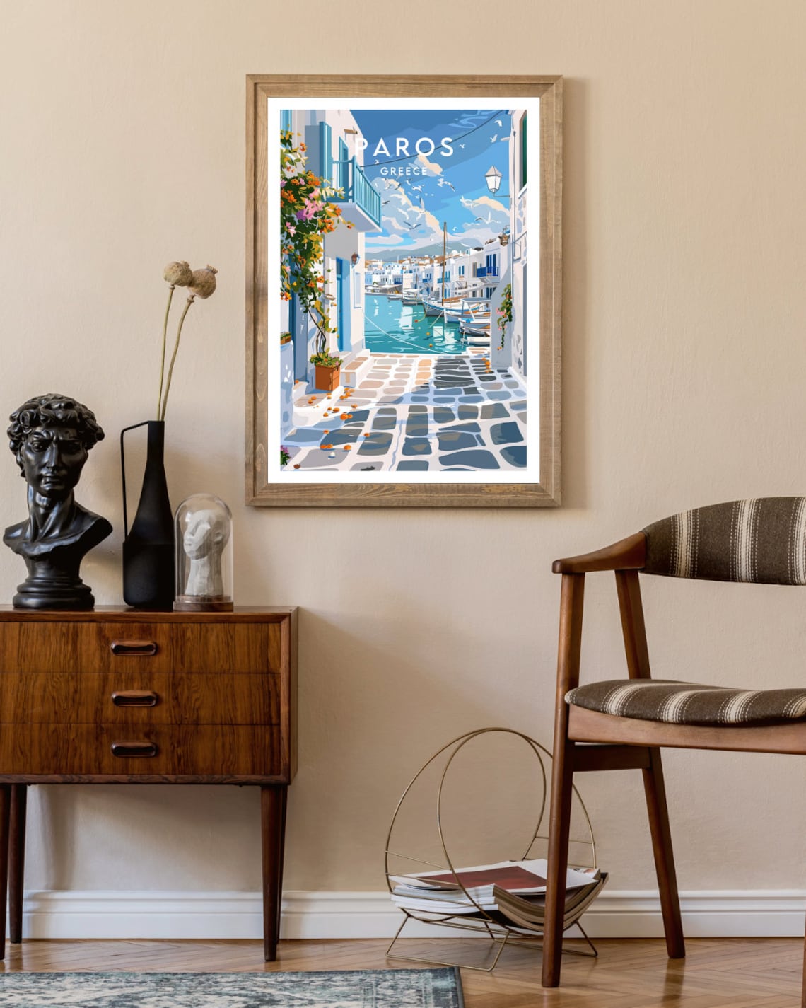 Paros Travel Poster, Greece Greek Islands Art Print - Image 2