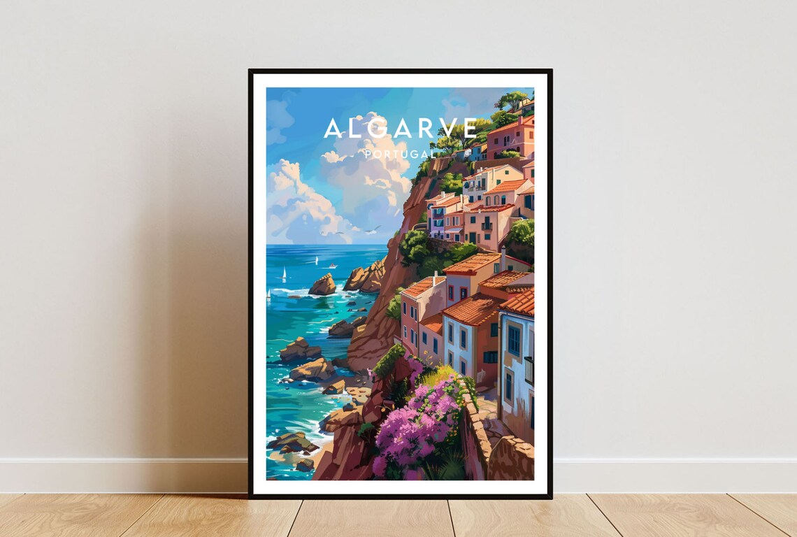 Algarve Portugal Europe Travel Poster Print