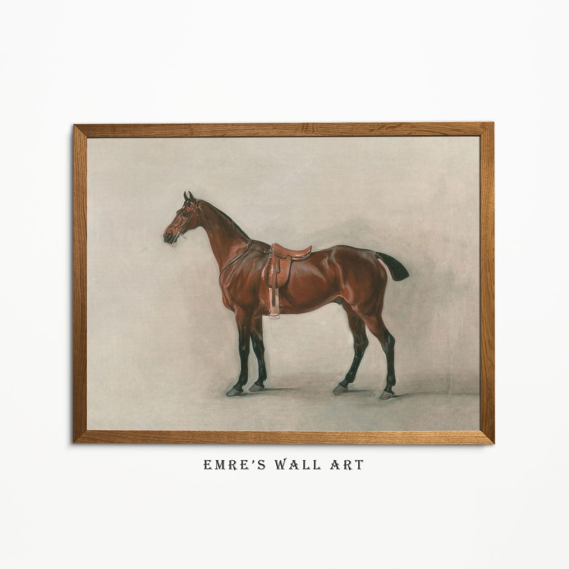 Horse Vintage Farmhouse Art Print