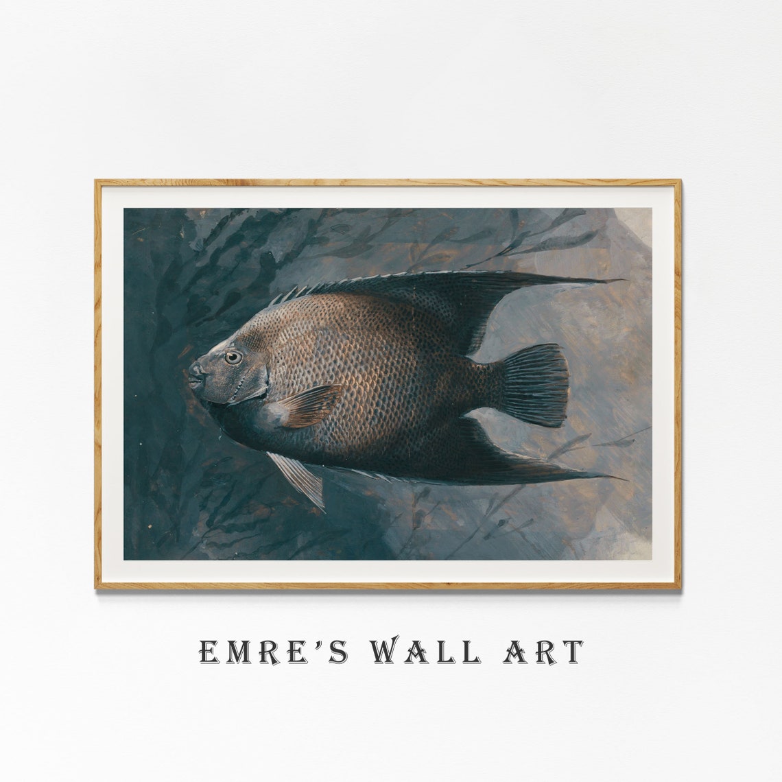 Tropical Fish Vintage Natural History Underwater Animal Poster - Image 4