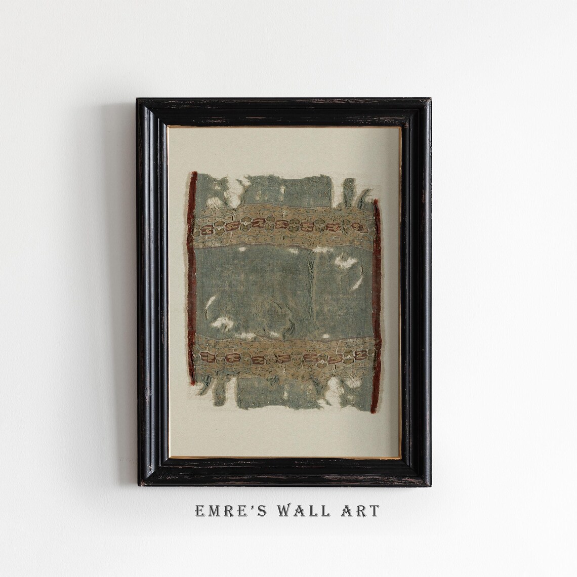 Vintage Tapestry Wall Art Antique Rug Art Print - Image 2