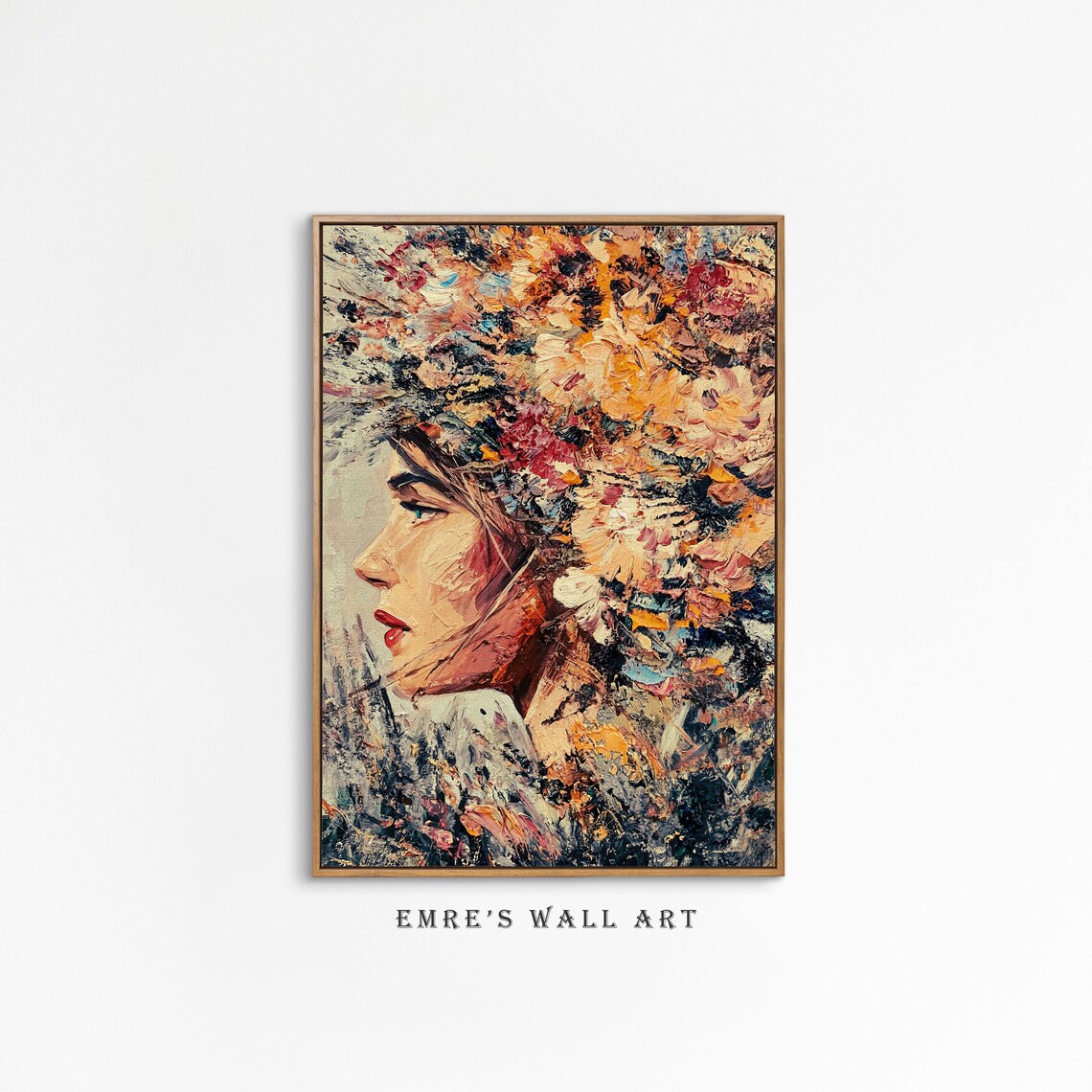 Vintage Moody Portrait Art Print, Victorian Woman - Image 2