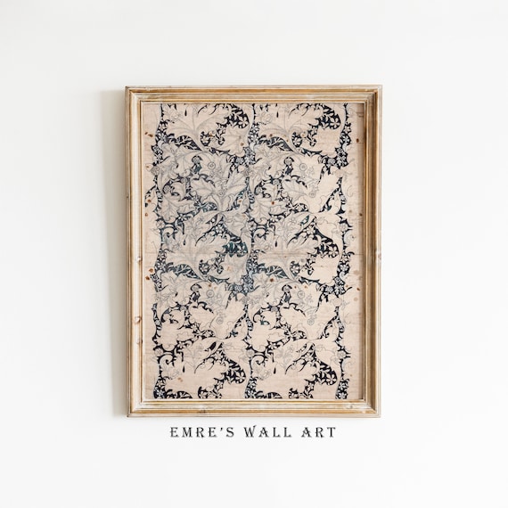 Vintage Floral Sketch Art Print, Botanical Drawing