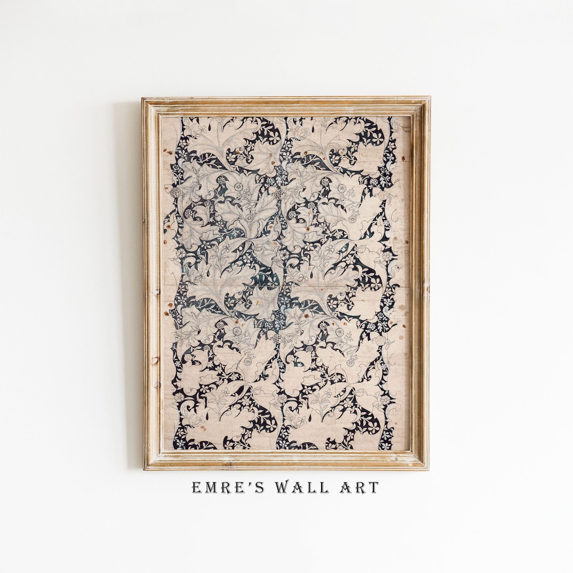 Vintage Floral Sketch Art Print, Botanical Drawing