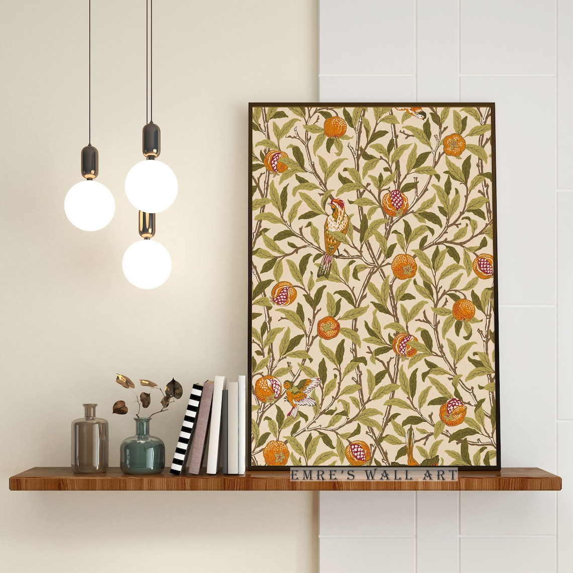 Vintage Pomegranate Tree Botanical Art Print - Image 2